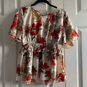 NWT Floral Dress Top